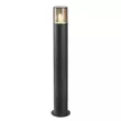 Lampadar exterior Rabalux Teplice metal, plastic, negru, fumuriu, E27, IP44 - 7159