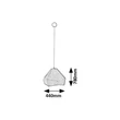 Pendul Rabalux LOMIRO metal, fetru, negru, gri, E27 - 72000