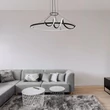 Pendul Rabalux MENAZI metal, silicon, negru, alb, LED, 46W, 3000-6500K, 4160Lm - 72022