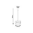 Lampa pentru copii Rabalux FOWLY plastic, textil, alb, E27 - 72069