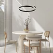 Pendul Rabalux SILNORA metal, silicon, negru, alb, LED, 35W, 3000-4000-6500K, 2200Lm - 72114