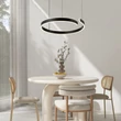 Pendul Rabalux SILNORA metal, silicon, negru, alb, LED, 45W, 3000-4000-6500K, 3000Lm - 72115