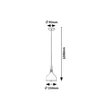 Pendul Rabalux DRUSILLA metal, lemn, negru, maro, gri, E27 - 72135