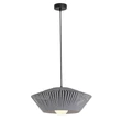 Pendul Rabalux REVAN metal, textil, negru, gri, E27 - 72150