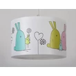 Lampa pentru copii Rabalux FLAPPY plastic, textil, alb, E27 - 72166