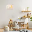 Lampa pentru copii Rabalux FLAPPY plastic, textil, alb, E27 - 72166