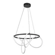 Pendul Rabalux MONTEMA metal, plastic, negru, alb, LED, 54W, 4480lm, 4000K - 72191