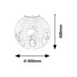 Lampa pentru copii Rabalux HEDGY hartie, alb,  - 72192