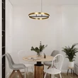 Pendul Rabalux THRIC metal, plastic, auriu, alb, LED, 42W, 3500lm, 3000K - 72221