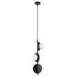 Pendul Rabalux JULES metal, sticla, negru, alb, G9 - 72224