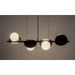 Pendul Rabalux JULES metal, sticla, negru, alb, G9 - 72225