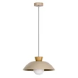 Pendul Rabalux GOLNAR metal, sticla, lemn, bej, maro, opal, G9 - 72230