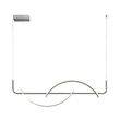 Pendul Rabalux JARNELLE metal, plastic, crom, alb, LED, 35W, 2450lm, 3000K - 72233