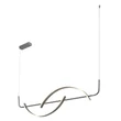 Pendul Rabalux JARNELLE metal, plastic, crom, alb, LED, 35W, 2450lm, 3000K - 72233