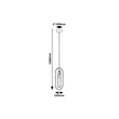 Pendul Rabalux ROVIER metal, negru, cupru, E27 - 72263
