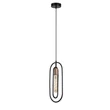 Pendul Rabalux ROVIER metal, negru, cupru, E27 - 72263