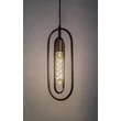 Pendul Rabalux ROVIER metal, negru, cupru, E27 - 72263