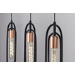 Pendul Rabalux ROVIER metal, negru, cupru, E27 - 72264