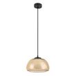 Pendul Rabalux ELOWEN metal, sticla, negru, chihlimbar, maro, alb, G9 - 72273