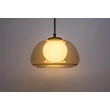 Pendul Rabalux ELOWEN metal, sticla, negru, chihlimbar, maro, alb, G9 - 72273