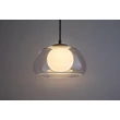 Pendul Rabalux ELOWEN metal, sticla, negru, transparent, alb, G9 - 72274