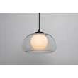 Pendul Rabalux ELOWEN metal, sticla, negru, transparent, alb, G9 - 72274