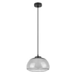 Pendul Rabalux ELOWEN metal, sticla, negru, fumuriu, alb, G9 - 72275