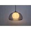 Pendul Rabalux ELOWEN metal, sticla, negru, fumuriu, alb, G9 - 72275