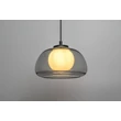 Pendul Rabalux ELOWEN metal, sticla, negru, fumuriu, alb, G9 - 72275