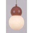 Pendul Rabalux GELLIA metal, sticla, roz, alb, G9 - 72280