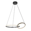 Pendul Rabalux EMILION metal, plastic, negru, alb, LED, 36W, 2150lm, 4000K - 72296