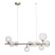 Pendul Rabalux ASLOV metal, sticla, auriu, transparent, G9 - 72298