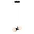 Pendul Rabalux LITION metal, sticla, negru, alb, G9 - 72299