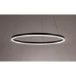 Pendul Rabalux ISAURE metal, acril, negru, alb, LED, 35W, 2200lm, 3000K-4000K-6500K - 72301
