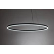 Pendul Rabalux ISAURE metal, acril, negru, alb, LED, 45W, 3000lm, 3000K-4000K-6500K - 72302