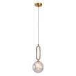 Pendul Rabalux ROSEHIP metal, sticla, sampanie, transparent, G9 - 72303
