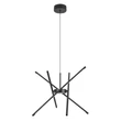 Pendul Rabalux HENLI metal, plastic, negru, alb, LED, 40W, 3000K, 2800Lm - 72338