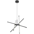 Pendul Rabalux HENLI metal, plastic, negru, alb, LED, 40W, 3000K, 2800Lm - 72338