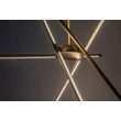 Pendul Rabalux HENLI metal, plastic, aur, alb, LED, 40W, 3000K, 2800Lm - 72339