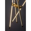 Pendul Rabalux HENLI metal, plastic, aur, alb, LED, 40W, 3000K, 2800Lm - 72339