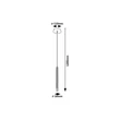 Pendul Rabalux RAMIRA metal, acril, aur, transparent, G9 - 72357