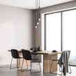 Pendul Rabalux RAMIRA metal, acril, negru, transparent, G9 - 72358