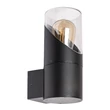 Aplica de perete exterioara Rabalux Novigrad metal, plastic, negru, transparent, E27, IP54 - 7236