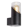 Aplica de perete exterioara Rabalux Novigrad metal, plastic, negru, transparent, E27, IP54 - 7236