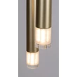 Pendul Rabalux RAMIRA metal, acril, aur, transparent, G9 - 72361