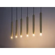 Pendul Rabalux RAMIRA metal, acril, aur, transparent, G9 - 72363