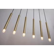 Pendul Rabalux RAMIRA metal, acril, aur, transparent, G9 - 72363