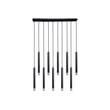 Pendul Rabalux RAMIRA metal, acril, negru, transparent, G9 - 72364