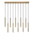 Pendul Rabalux RAMIRA metal, acril, aur, transparent, G9 - 72365