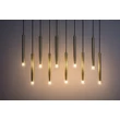 Pendul Rabalux RAMIRA metal, acril, aur, transparent, G9 - 72365